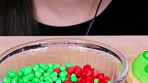 Watermelon Desserts, Jelly Noodles, Twindrops Popular #zoeyasmr #zoeymukbang #bigbites #mukbang #asm