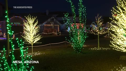 Elaborate holiday light displays are making spirits bright in a big way