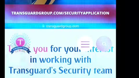 Transguard company hiring ataff