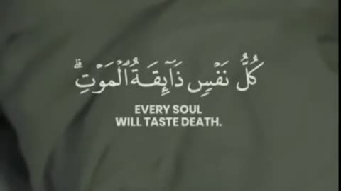 Every body die in this world.