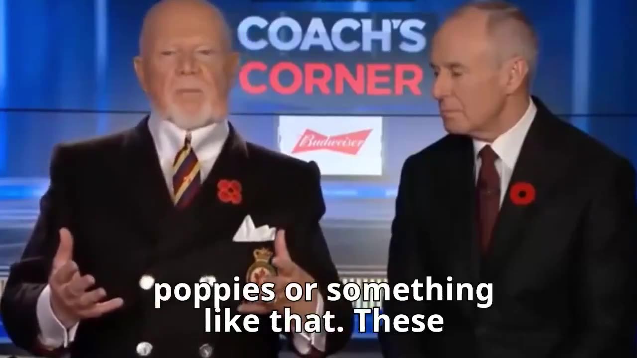 True Canadian Don Cherry 🍒 On The Poppy 🌺