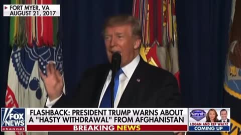 Presiden Trump Predicted Afghanistan in 2017