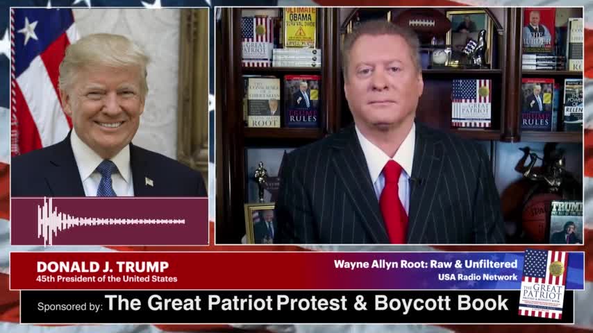 President Trump with Wayne Allyn Root (Full interview, Feb 8)