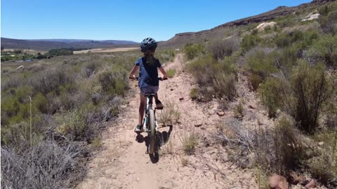 Cycling in the mountain