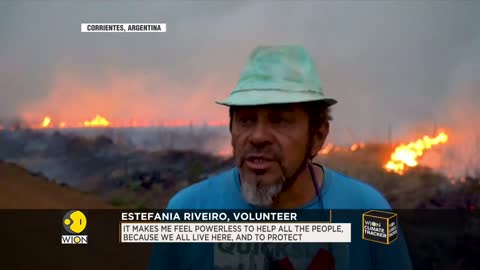 Argentina fires rage on in Corrientes, nearly 10% of region's land in ashes | Latest English News