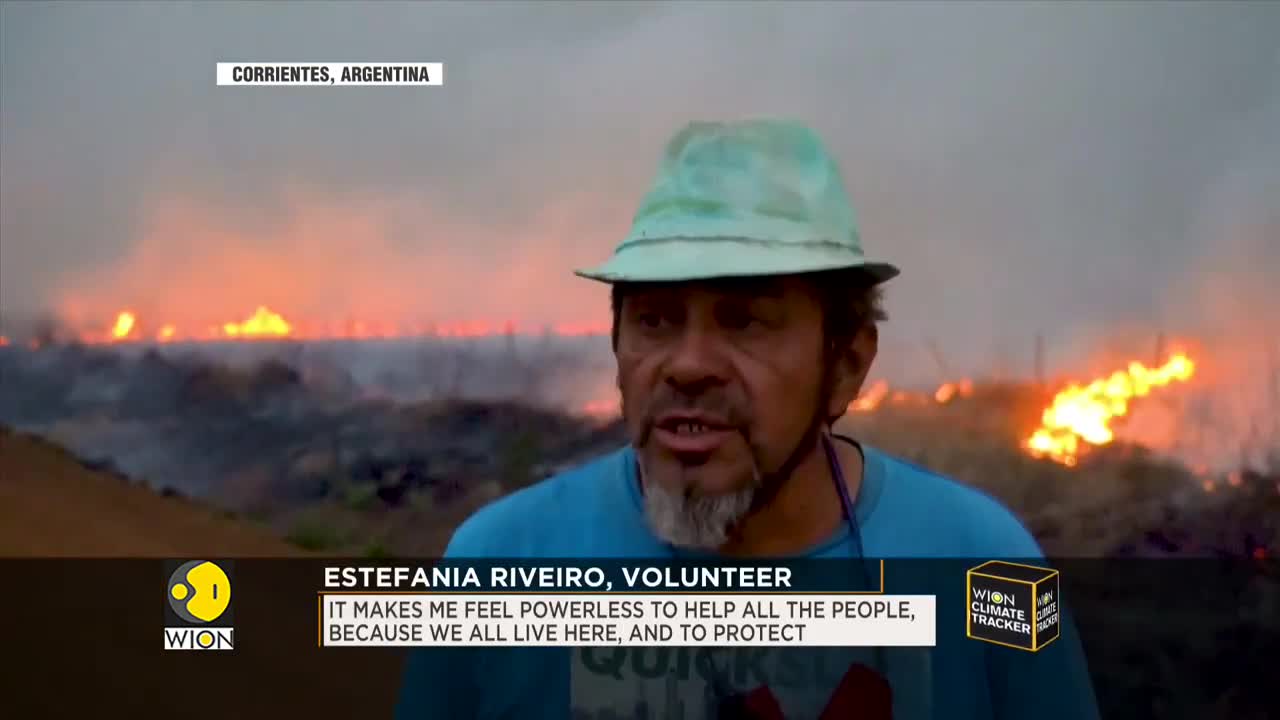 Argentina fires rage on in Corrientes, nearly 10% of region's land in ashes | Latest English News