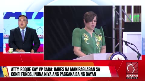 Atty. Roque kay VP Sara: Inuna niya ang interes at kapakanan ng taumbayan