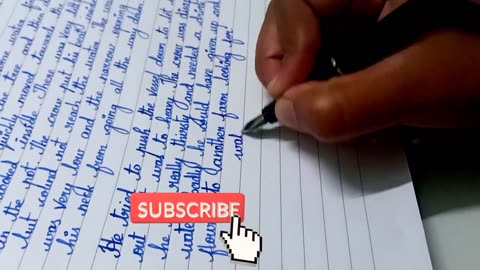 Easy writing calligraphy