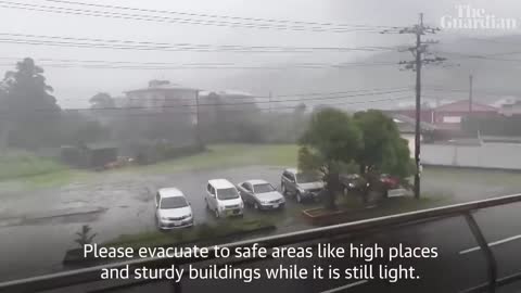 Typhoon Nanmadol hits south-western Japan