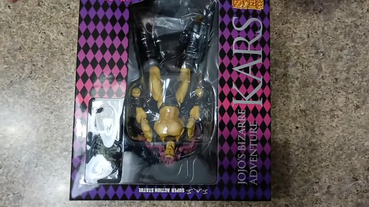 Lord Kars from jojo's bizarre adventure Action Figure Unboxing