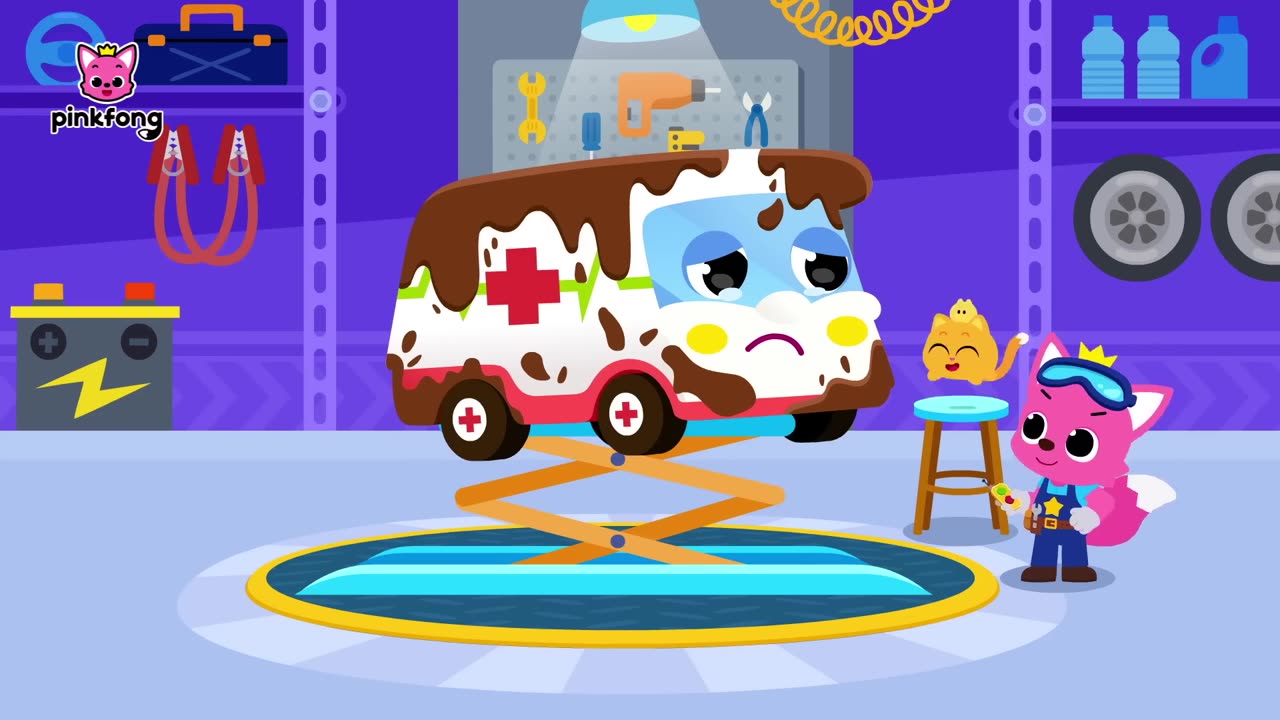 Ouch! Where are you hurting- - Car Hospital - Car Story - Kids Songs - Songs for Kids
