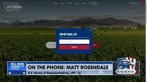 Rep. Matt Rosendale: "We are willing to say, shut the government down until the border is secured"