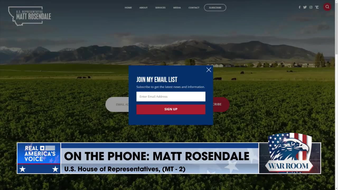 Rep. Matt Rosendale: "We are willing to say, shut the government down until the border is secured"