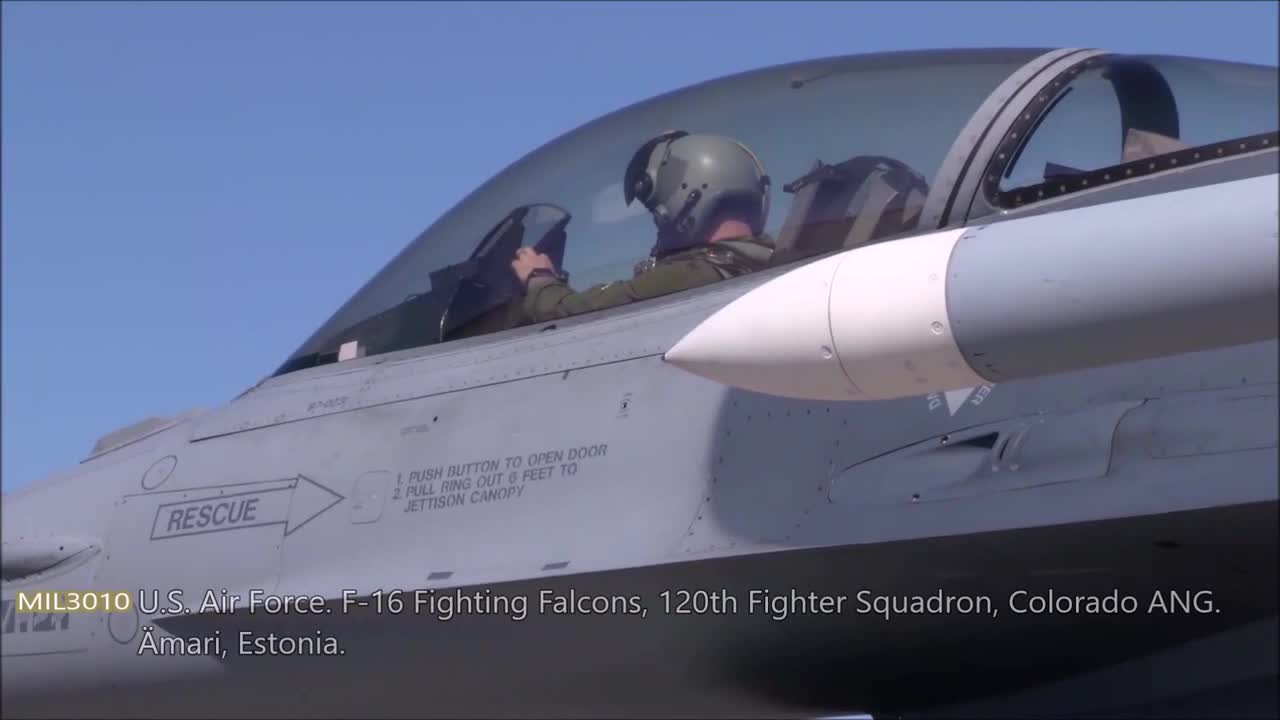 US Air Force & NATO. Powerful F-16