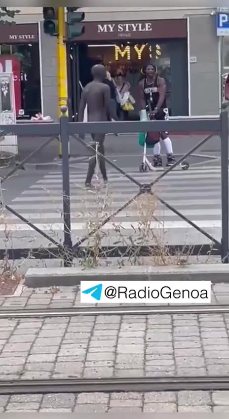 From Lampedusa to Florence, naked cultural enrichment attacks Italians.