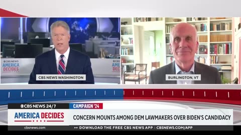 Sen. Peter Welch says Biden will make right decision about campaign's future CBS News