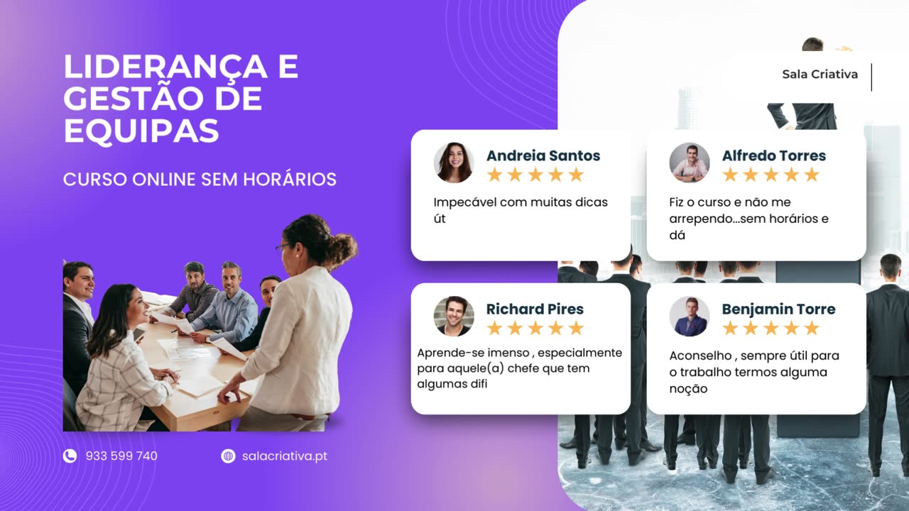 Curso Liderança e Gestão Equipas