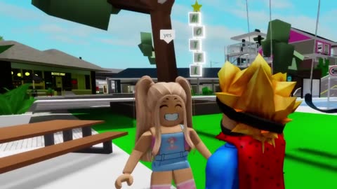 TRICT GIRLFRIEND vs FUN GIRLFRIEND in Roblox BROOKHAVEN RP