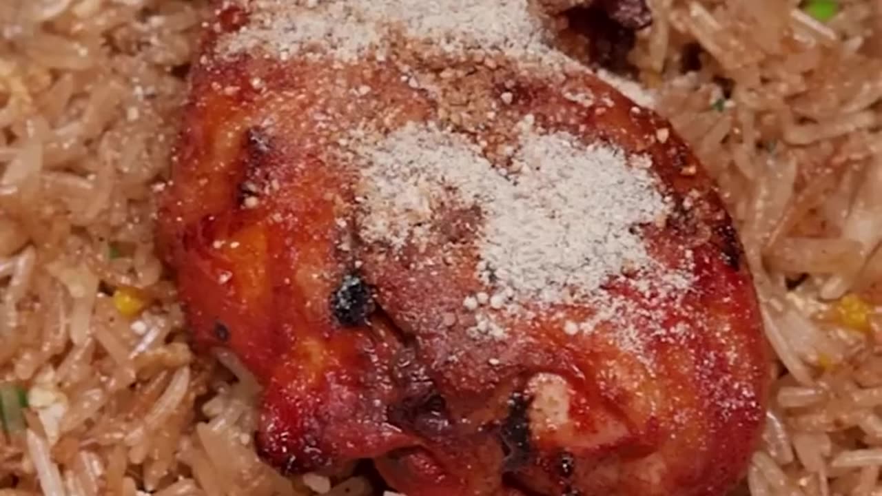 Hilarious eating grilled chicken legs丨food blind box丨