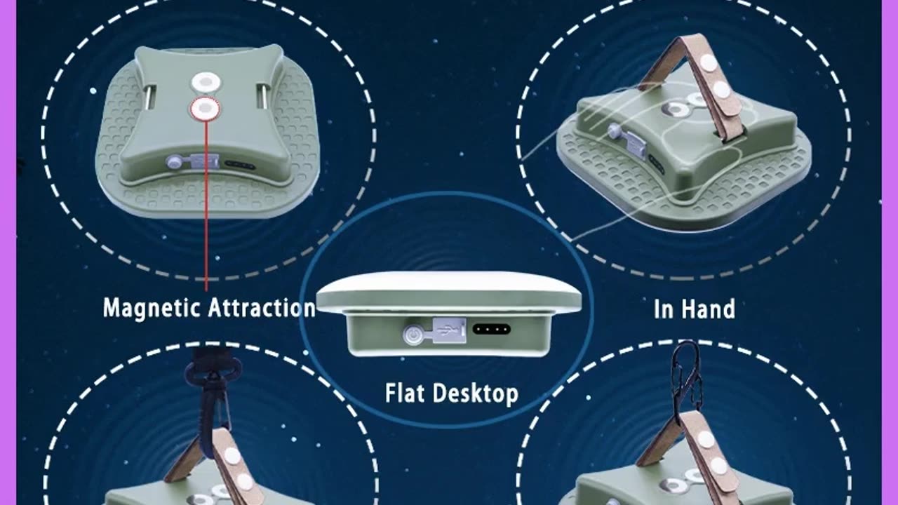 Rechargeable Camping Light: Unlocking Darkness with Zoom, Magnet, and USB Power