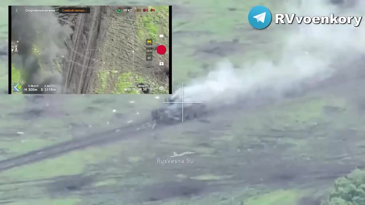 Destruction of an APC-4 by the AFU on the flanks of Bakhmut.
