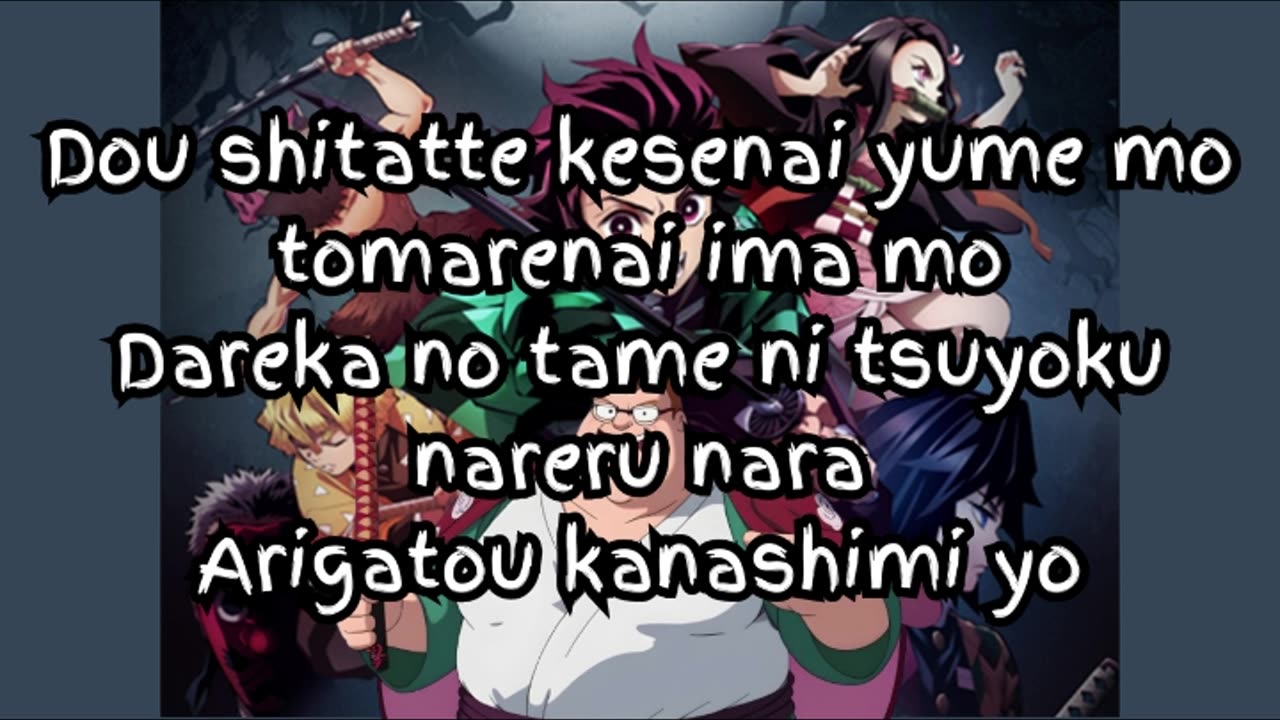 [Peter Griffin sings/AI Cover] Demonslayer:Kimetsu no Yaiba Season 1 Opening LiSa - Gurenge