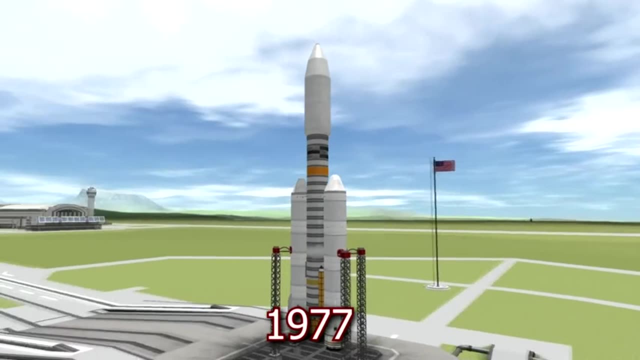 Rocket at moon