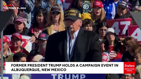 DRAMATIC MOMENT: Trump Suddenly Halts Outdoor Rally In New Mexico Due To Medical Emergency In Crowd