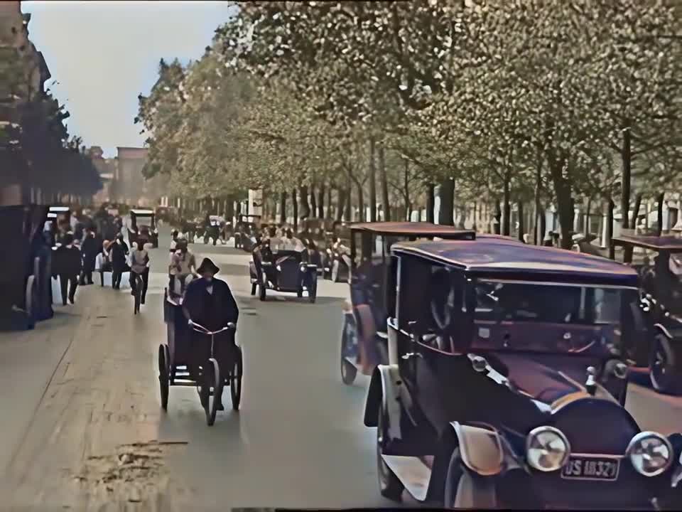 1920s - A Trip Around The World in Color [60fps, Remastered] w_sound design added