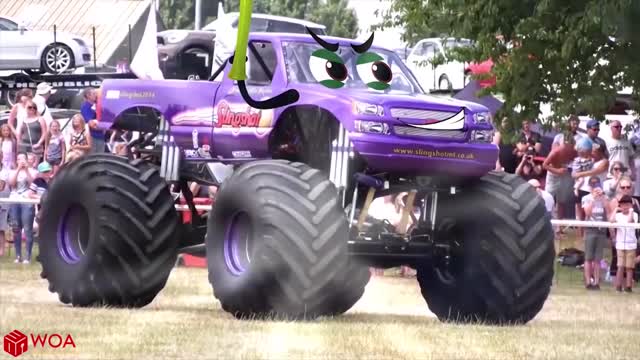 Biggest Monster Truck Crushing Car | Dump Truck Bad Operator Skill