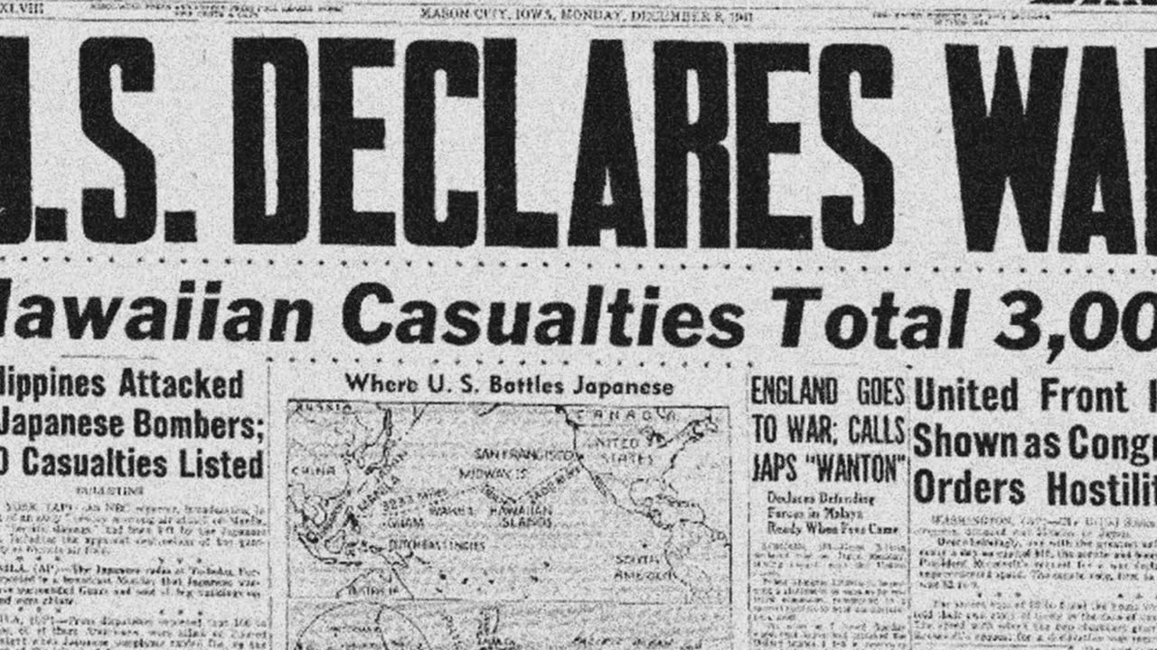 Pearl Harbor Attack- Dec. 8, 1941-Pt.2