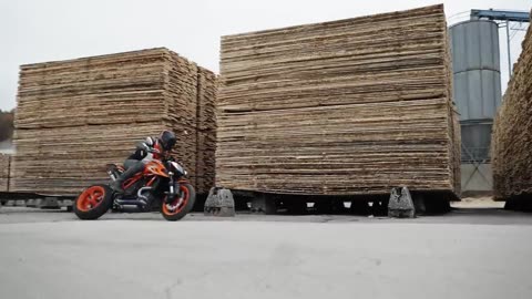 "Sawmill Playground Motorcycle Drift Madness!"