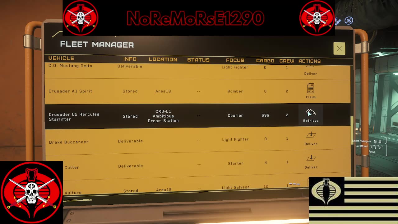 the gamers den noremorse1290 star citizen mining and jaming