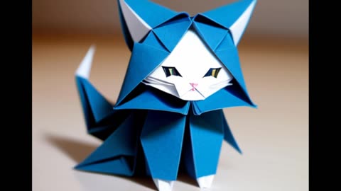Origami Cat Picture ☯️