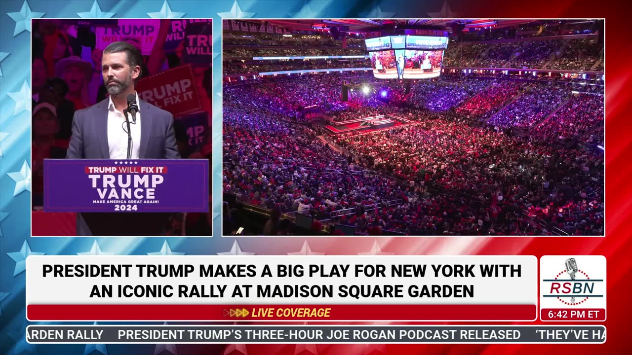 FULL SPEECH: Donald Trump Jr. Delivers Remarks at Madison Square Garden