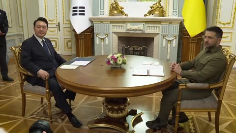President of the Republic of Korea Yoon Suk Yeol and First Lady Kim Keon Hee are in Ukraine.