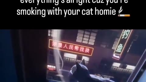 Smoking With The Cat Homey