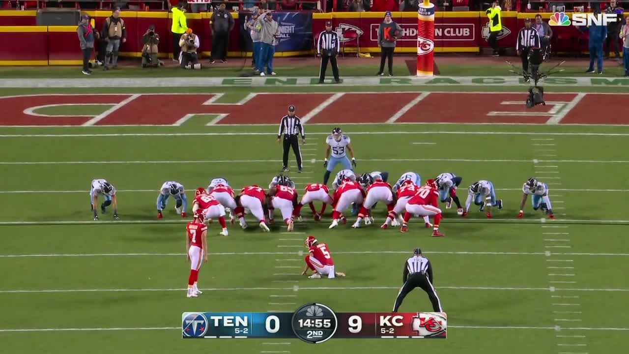 Mecole Hardman scores Chiefs' 1st TD vs. Titans