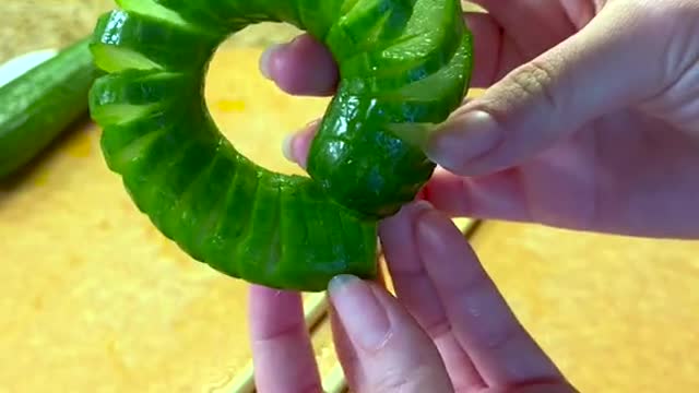 Asian cucumber salad 🥒 I hate cucumbers but for some reason I like this! still crazy to me