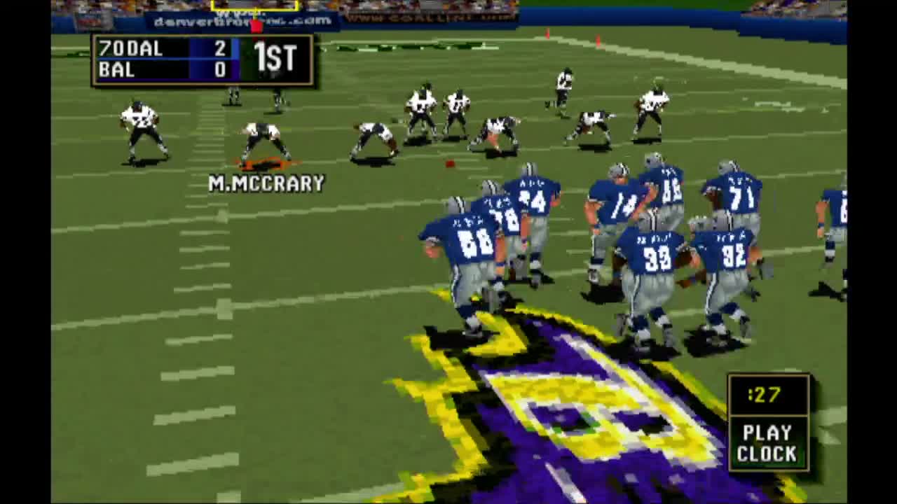 11-30-22 Game 2 Madden 2000 [99] PS1 on PS3 Twitch Stream PM Stream