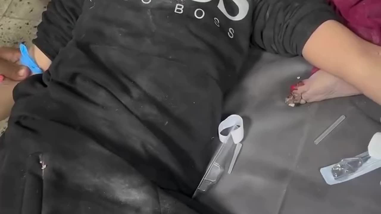 A number Palestinians were killed, most of them children