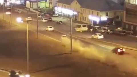 😱 Speeding Car Loses Control! 😱