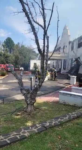 Watch: Free State Premier, Mxolisi Dukwana's Official Bloemfontein Residence up in Flames