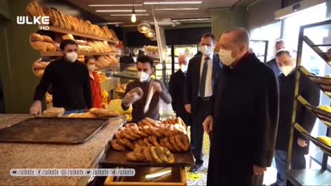 Turkish President"Spotted in Local Pan Shop