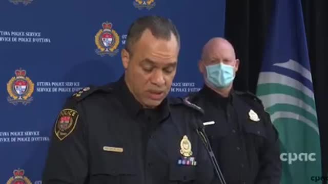 Breaking News: Ottawa Police Chief releases a statement declaring they're targeting the convoy