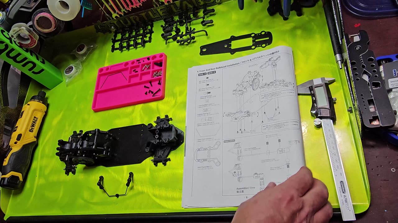 3racing MG EVO FWD M-Chassis RC Car Build Ep07