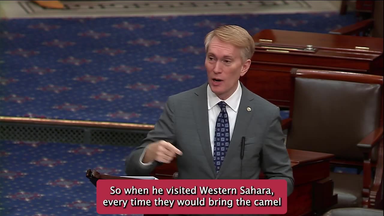 Lankford remembers his friend and colleague Senator Jim Inhofe on the Senate floor