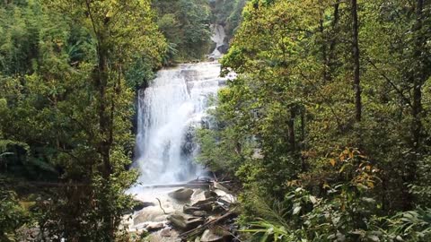 The most beautiful tourist waterfall in the world