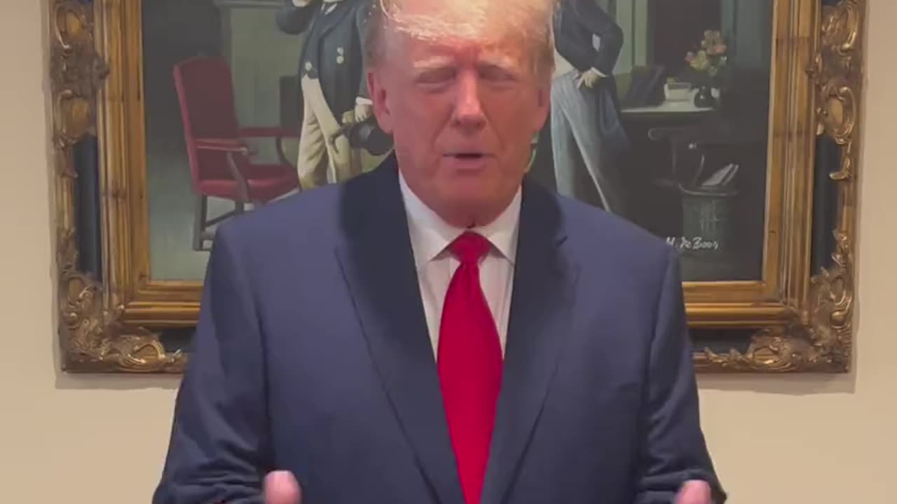 Trump speaks out after finding out he was indicted.