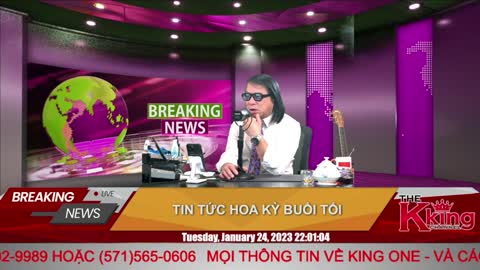 TIN TỨC HOA KỲ BUỔI TỐI - 01/24/2023 - The KING Channel